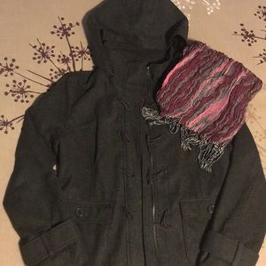 Charcoal Gray Peacoat